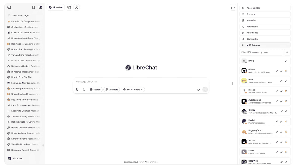 LibreChat ── 複数AIモデルを統合できるオープンソースプラットフォーム!ウェブ検索・画像生成機能も搭載